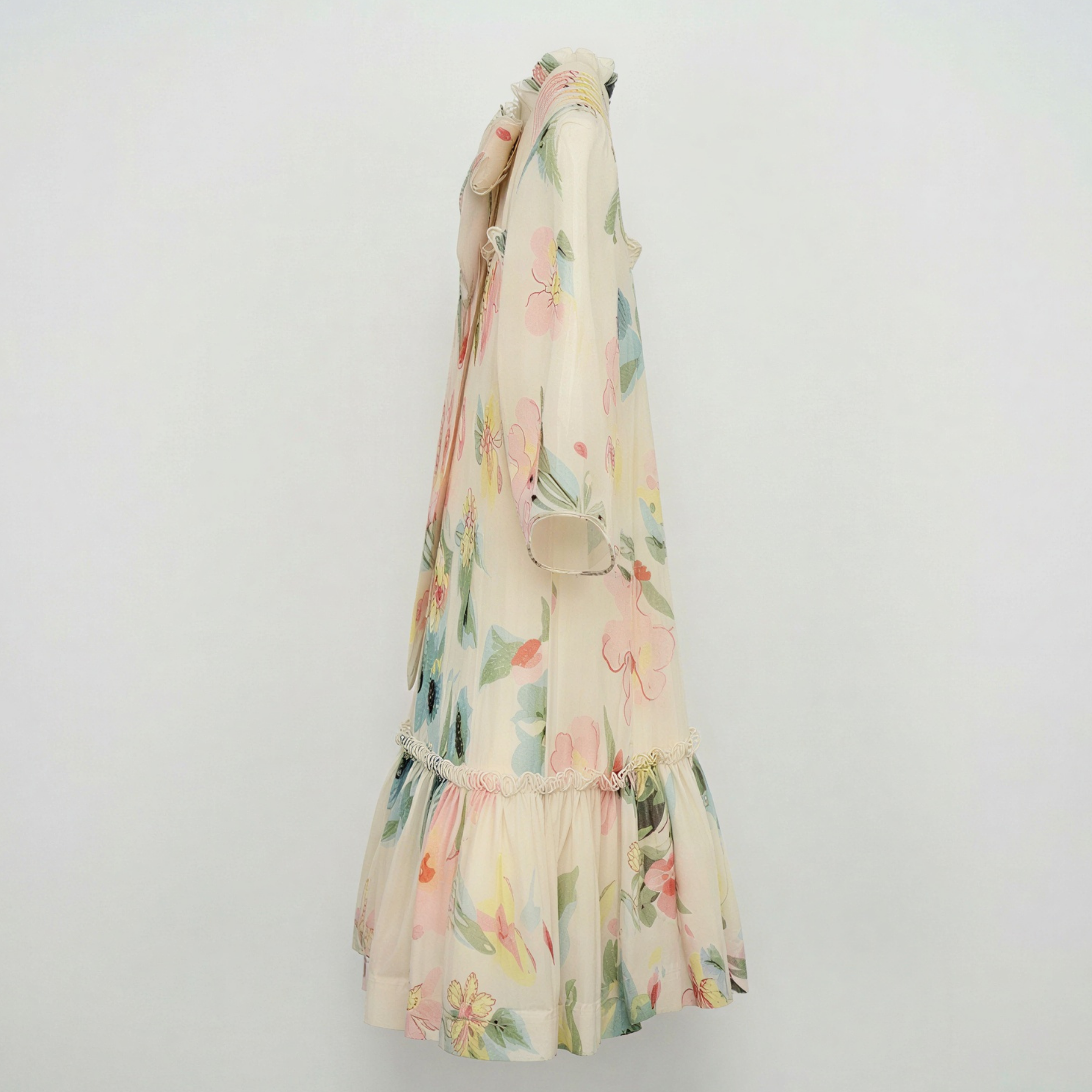 kids flora long dress Flora Luxury Couture Flower Girl Dress - 11/12Y (36) / Peach (as pictured) / Standard: Ships in 6-8 business weeks