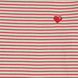 RHODA T-SHIRT RED & CREAM